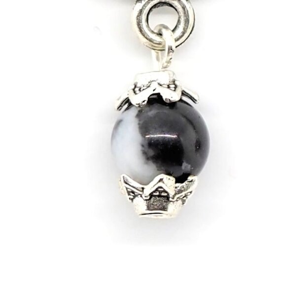 Double Marble Earrings - Picture 4 of 5